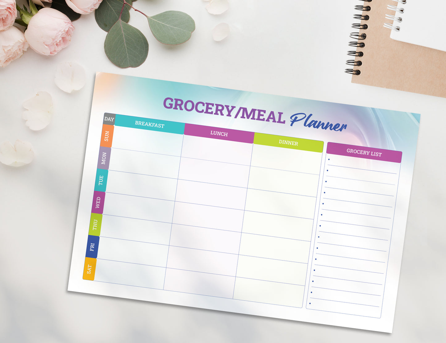 Weekly Grocery/Meal planner