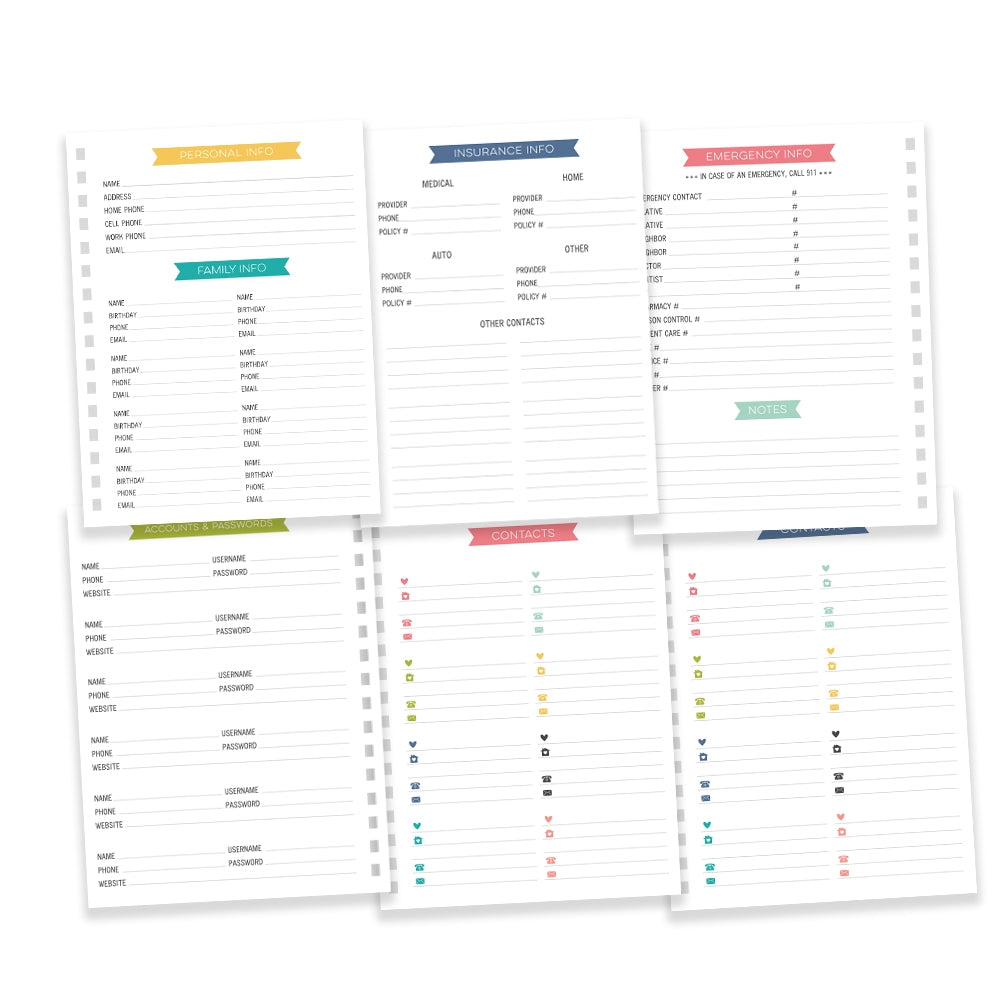 Home Spiral Planner